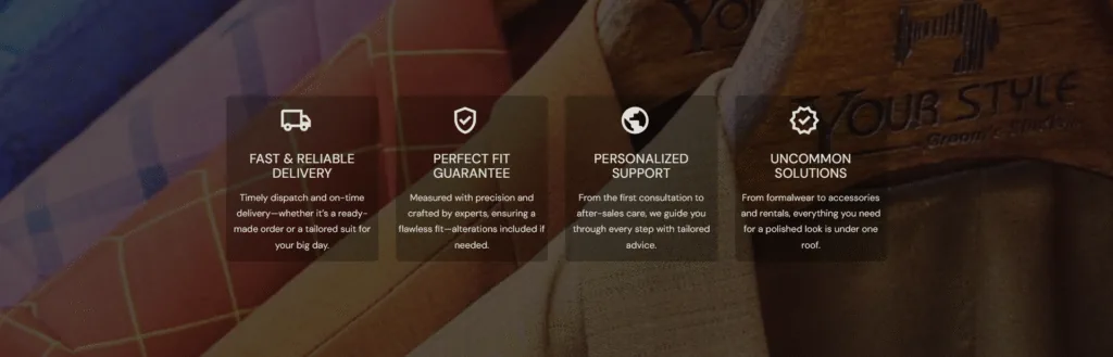Screenshot of YOUR STYLE – For Quality Reliability