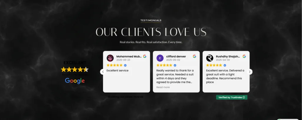 Screenshot of YOUR STYLE – For Quality Reliability