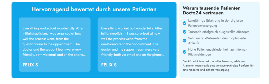 Screenshot of Telemedizin Plattform – Digitale Arztberatung Online Rezepte