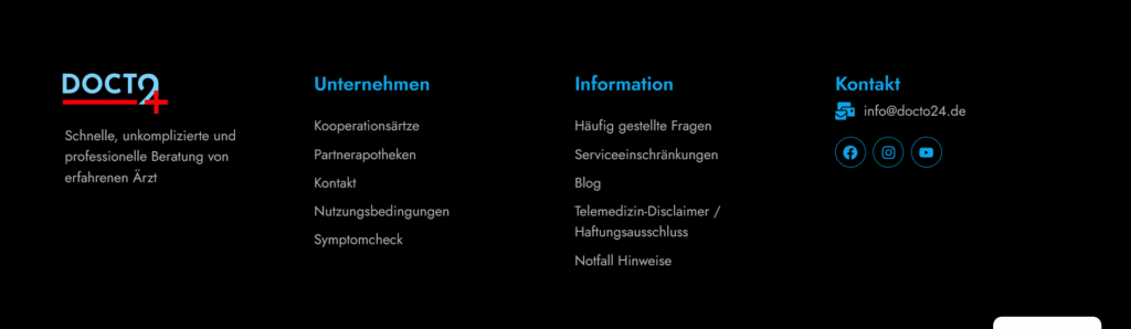 Screenshot of Telemedizin Plattform – Digitale Arztberatung Online Rezepte