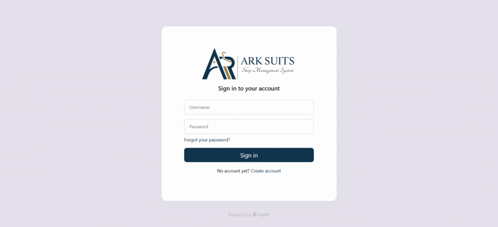 Screenshot of Sign in to your account